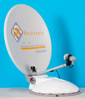 camper Antenne Satellitari  ASR680 - Parabola motorizzata AUTOMATICA 